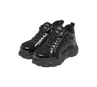 Trainingsschuh BUFFALO "Buffalo CLD CORIN WARM - VEGAN PATENT/FUR", Damen, Gr. 40, schwarz, Lederimitat, unifarben, Schuhe (61292332-40) schwarz