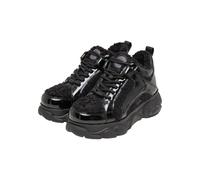 Trainingsschuh BUFFALO "Buffalo CLD CORIN WARM - VEGAN PATENT/FUR", Damen, Gr. 42, schwarz, unifarben, Schuhe (61292332-42) schwarz