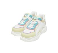 Trainingsschuh BUFFALO "Buffalo CLD ECHO", Damen, Gr. 40, bunt (gelb, lime, petrol), Polyurethan, Schuhe (62573722-40) gelb, lime, petrol
