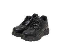 Trainingsschuh BUFFALO "Buffalo CLD ECHO - VEGAN NAPPA/PATENT", Damen, Gr. 36, schwarz, Kunstfaser, unifarben, Schuhe (17127962-36) schwarz