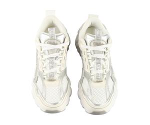 Trainingsschuh BUFFALO "Buffalo CLD RUN JOG", Damen, Gr. 36, cream, grau, silber, Polyurethan, Schuhe (92679847-36) cream, grau, silber