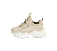 Trainingsschuh BUFFALO "Buffalo Damen Buffalo Binary C Sneaker Low", Damen, Gr. 41, beige (cream), Polyurethan, Schuhe (84589148-41) cream