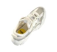 Trainingsschuh BUFFALO "Buffalo Damen Buffalo Cld Run Jog Vegan Nappa/Mesh", Damen, Gr. 40, weiß, transparent, Kunstfaser, unifarben, Schuhe (92243340-40) weiß, transparent