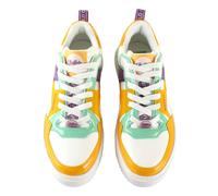 Trainingsschuh BUFFALO "Buffalo Damen Buffalo Rse V2 Vegan Nappa/Patent", Damen, Gr. 36, grün, orange, lila, Kunstfaser, Schuhe (46172519-36) grün, orange, lila