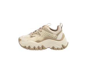 Trainingsschuh BUFFALO "Buffalo Damen Buffalo Trail One Sneaker Low", Damen, Gr. 41, beige, Polyurethan, Schuhe (95787526-41) beige