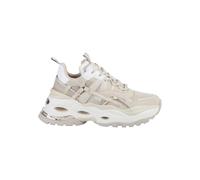 Trainingsschuh BUFFALO "Buffalo Damen Buffalo Triplet Hollow Sneaker Low", Damen, Gr. 40, cream, Kunstfaser, Schuhe (78007948-40) cream