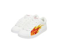 Trainingsschuh BUFFALO "Buffalo LIBERTY", Damen, Gr. 40, weiß, gelb, rot, Polyurethan, Schuhe (53463634-40) weiß, gelb, rot