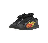 Trainingsschuh BUFFALO "Buffalo Liberty Vegan Nappa", Damen, Gr. 37, schwarz, orange, Kunstfaser, Schuhe (36369368-37) schwarz, orange