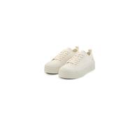 Trainingsschuh BUFFALO "Buffalo MADISON", Damen, Gr. 36, beige (cream), Baumwolle, unifarben, Schuhe (84280720-36) cream