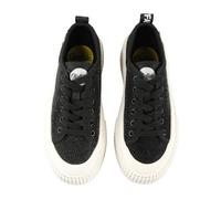 Trainingsschuh BUFFALO "Buffalo MADISON GLAM", Damen, Gr. 40, schwarz, Baumwolle, unifarben, Schuhe (27257055-40) schwarz