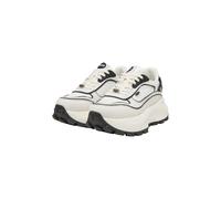 Trainingsschuh BUFFALO "Buffalo MANHATTEN ONE", Damen, Gr. 38, weiß, schwarz, Polyurethan, Schuhe (93503962-38) weiß, schwarz