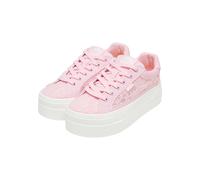 Trainingsschuh BUFFALO "Buffalo PAIRED BLOOM", Damen, Gr. 38, pink, Baumwolle, unifarben, Schuhe (47939840-38) pink