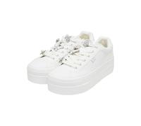 Trainingsschuh BUFFALO "Buffalo PAIRED ICE", Damen, Gr. 40, weiß (weiß multi), Baumwolle, Schuhe (62497614-40) weiß multi