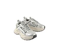 Buffalo para Damenschuhe Sportive Schnürer Silber Freizeit, Schuhgröße:39 EU
