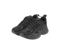 Trainingsschuh BUFFALO "Buffalo PATH LO - VEGAN NAPPA/NUBUCK", Damen, Gr. 41, schwarz, Leder, unifarben, Schuhe (44044556-41) schwarz