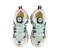 Trainingsschuh BUFFALO "Buffalo SATURN LACE", Damen, Gr. 39, sivler, blau, pink, Schuhe (98955158-39) sivler, blau, pink