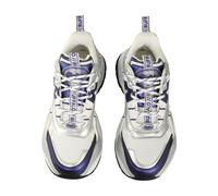 Trainingsschuh BUFFALO "Buffalo TRIPLET HOLLOW", Damen, Gr. 40, weiß, silber, lila, Schuhe (40185667-40) weiß, silber, lila