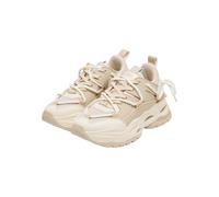 Trainingsschuh BUFFALO "Buffalo TRIPLET LACE -", Damen, Gr. 40, beige, cream, unifarben, Schuhe (48696223-40) beige, cream