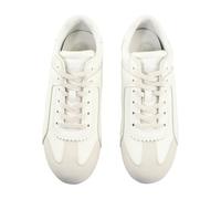 Trainingsschuh BUFFALO "Buffalo VARSITY", Damen, Gr. 37, weiß, cream, Polyurethan, Schuhe (21979452-37) weiß, cream