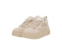 Trainingsschuh BUFFALO "Buffalo VECTRA LOW WARM - VEGAN NUBUCK/MESH", Damen, Gr. 41, beige (sanftes weiß), Kunstfaser, unifarben, Schuhe (48547737-41) sanftes weiß