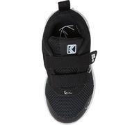 Trainingsschuh KARL KANI "Karl Kani Karl Kani Snug Runner TD", Mädchen, Gr. 25, schwarz, weiß, Leder, Schuhe (56356415-25) schwarz, weiß