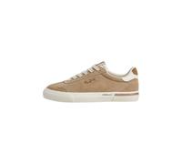 Trainingsschuh PEPE JEANS "trainers KENTON NUANCE W", Damen, Gr. 39, beige (light biscuit beige), 90% COW SUEDE, 10% Polyurethan, Schuhe (35194203-39) light biscuit beige