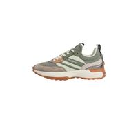 Trainingsschuh PEPE JEANS "trainers LUCKY MAX W", Damen, Gr. 40, grün (stone grün), 55% Polyurethan, 25% Polyamid, 20% Velourleder Vom Schwein, Schuhe (60751347-40) stone grün