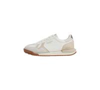 Trainingsschuh PEPE JEANS "trainers MARVIN SNAKE W", Damen, Gr. 38, beige (sanftes weiß), 85% Polyurethan, 15% Rinderhaut, Schuhe (15375225-38) sanftes weiß