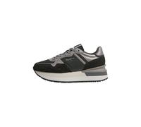Trainingsschuh PEPE JEANS "trainers NALA NIGHT W", Damen, Gr. 28, schwarz, 45% Polyurethan, 30% COW SUEDE, 25% Polyester, Schuhe (97656367-38) schwarz