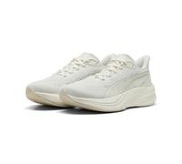 Trainingsschuh PUMA "Darter Pro 2 Laufschuhe Erwachsene", Damen, Gr. 46, warm weiß alpine snow silber metallic, Obermaterial: Synthetik, Textil. Futter: Textil. Innensohle: Textil. Laufsohle: Gummi, S