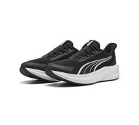 Trainingsschuh PUMA "Dasher Lite SLIPTECH™ Laufschuhe Erwachsene", Damen, Gr. 42, schwarz, weiß, Obermaterial: Textil, Synthetik. Futter: Textil. Innensohle: Textil. Laufsohle: Gummi, Schuhe (93553513
