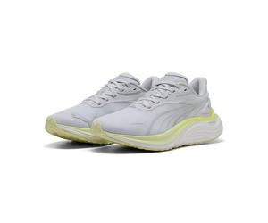 Trainingsschuh PUMA "Electrify NITRO™ 4 Laufschuhe Damen", Damen, Gr. 35,5, weiß (silber mist apple spritz gray grün lila), Obermaterial: Synthetik, Textil. Futter: Textil. Innensohle: Textil. Laufsoh