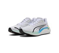 Trainingsschuh PUMA "Electrify NITRO™ 4 Laufschuhe Damen", Damen, Gr. 38,5, weiß (weiß mint melt speed blau grün), Obermaterial: Synthetik, Textil; Futter: Textil; Innensohle: Textil; Laufsohle: Synth