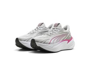 Trainingsschuh PUMA "Maxima Pro Laufschuhe Erwachsene", Damen, Gr. 42, pink (feather gray echo pink opal weiß), Obermaterial: Textil, Synthetik. Futter: Textil. Innensohle: Textil. Laufsohle: Gummi, S