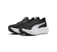 Trainingsschuh PUMA "Maxima Pro Laufschuhe Erwachsene", Damen, Gr. 44, schwarz-weiß (schwarz, weiß), Obermaterial: Textil, Synthetik. Futter: Textil. Innensohle: Textil. Laufsohle: Gummi, Schuhe (9054