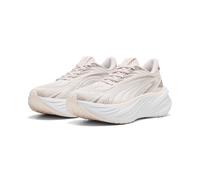 Trainingsschuh PUMA "Maxima Pro Laufschuhe Erwachsene", Gr. 38,5, jasmine flower rose latte silber pink beige metallic, Obermaterial: Textil, Synthetik; Futter: Textil; Innensohle: Textil; Laufsohle:
