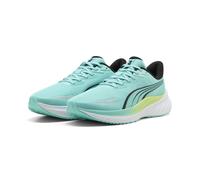 Trainingsschuh PUMA "Pounce Lite 2 Laufschuhe Erwachsene", Damen, Gr. 47, grün (intense mint sunny lime schwarz grün), Obermaterial: Synthetik, Textil. Futter: Textil. Innensohle: Textil. Laufsohle: G