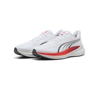 Trainingsschuh PUMA "Pounce Lite 2 Laufschuhe Erwachsene", Damen, Gr. 47, rot (weiß ultra rot rhythm), Obermaterial: Synthetik, Textil. Futter: Textil. Innensohle: Textil. Laufsohle: Gummi, Schuhe (91