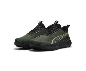 Trainingsschuh PUMA "Pounce Lite 2 Trailrunning-Laufschuhe Erwachsene", Damen, Gr. 42, grün (moss veil soft grass schwarz grün), Obermaterial: Textil, Synthetik. Futter: Textil. Innensohle: Textil. La