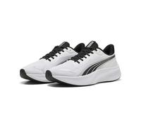 Trainingsschuh PUMA "Pounce Lite Laufschuhe Erwachsene", Damen, Gr. 47, schwarz-weiß (weiß schwarz), Obermaterial: Textil, Synthetik. Futter: Textil. Innensohle: Textil. Laufsohle: Gummi, Schuhe (8590