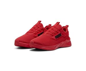 Trainingsschuh PUMA "Retaliate 3 Laufschuhe Erwachsene", Damen, Gr. 45, rot (for all time rot schwarz), Obermaterial: Textil, Synthetik. Futter: Textil. Innensohle: Textil. Laufsohle: Synthetik, Gummi