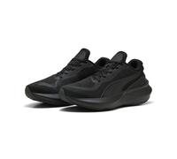 Trainingsschuh PUMA "Scend Pro 2 Laufschuhe Erwachsene", Herren, Gr. 36, grau (schwarz flat schwarz gray), Obermaterial: Textil, Synthetik; Futter: Textil; Innensohle: Textil; Laufsohle: Gummi, Schuhe