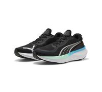 Trainingsschuh PUMA "Scend Pro 2 Laufschuhe Erwachsene", Herren, Gr. 43, schwarz mint melt speed blau grün, Obermaterial: Textil, Synthetik; Futter: Textil; Innensohle: Textil; Laufsohle: Gummi, Schuh