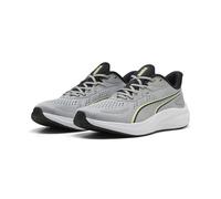 Trainingsschuh PUMA "Skyrocket Lite 2 Laufschuhe Erwachsene", Damen, Gr. 38,5, grau (gray echo weiß apple spritz grün), Obermaterial: Synthetik, Textil. Futter: Textil. Innensohle: Textil. Laufsohle: