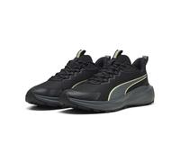 Trainingsschuh PUMA "Skyrocket Lite Trail Laufschuhe Erwachsene", Damen, Gr. 40, schwarz (schwarz cool schwarz gray apple spritz grün), Obermaterial: Textil, Synthetik. Futter: Textil. Innensohle: Tex