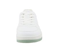 Trainingsschuh TOM TAILOR "Tom Tailor Sneaker Low", Kinder, Gr. 31, weiß, grün, Polyurethan, Schuhe (12180017-31) weiß, grün