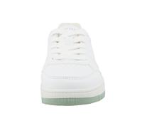 Trainingsschuh TOM TAILOR "Tom Tailor Sneaker Low", Kinder, Gr. 32, weiß, grün, Polyurethan, Schuhe (12180017-32) weiß, grün