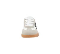 Trainingsschuh TOM TAILOR "Tom Tailor Sneaker Low", Kinder, Gr. 33, weiß, schwarz, Polyurethan, Schuhe (82337444-33) weiß, schwarz