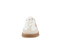 Trainingsschuh TOM TAILOR "Tom Tailor Sneaker Low", Kinder, Gr. 38, rosa (weiß, beige), Polyurethan, Schuhe (79714741-38) weiß, beige
