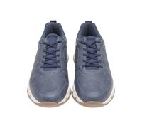Trainingsschuh TOM TAILOR "Tom Tailor Sneaker Low", Kinder, Gr. 42, blau (denim), Polyurethan, Schuhe (65408614-42) denim